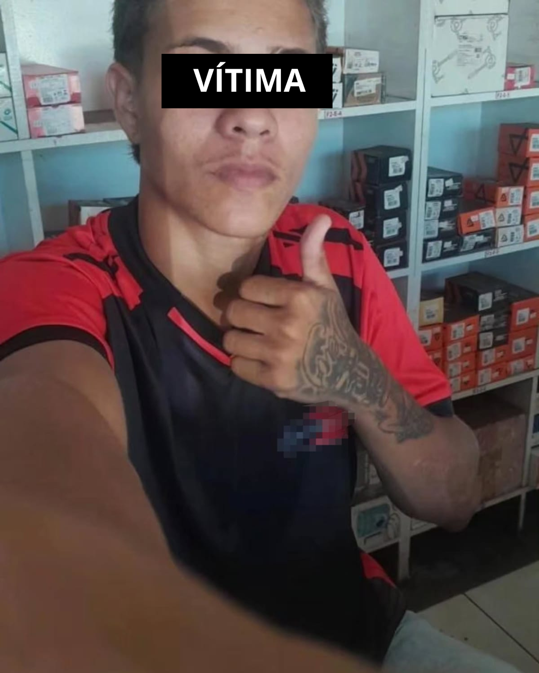 Homem baleado em loja no bairro Entroncamento morre no hospital